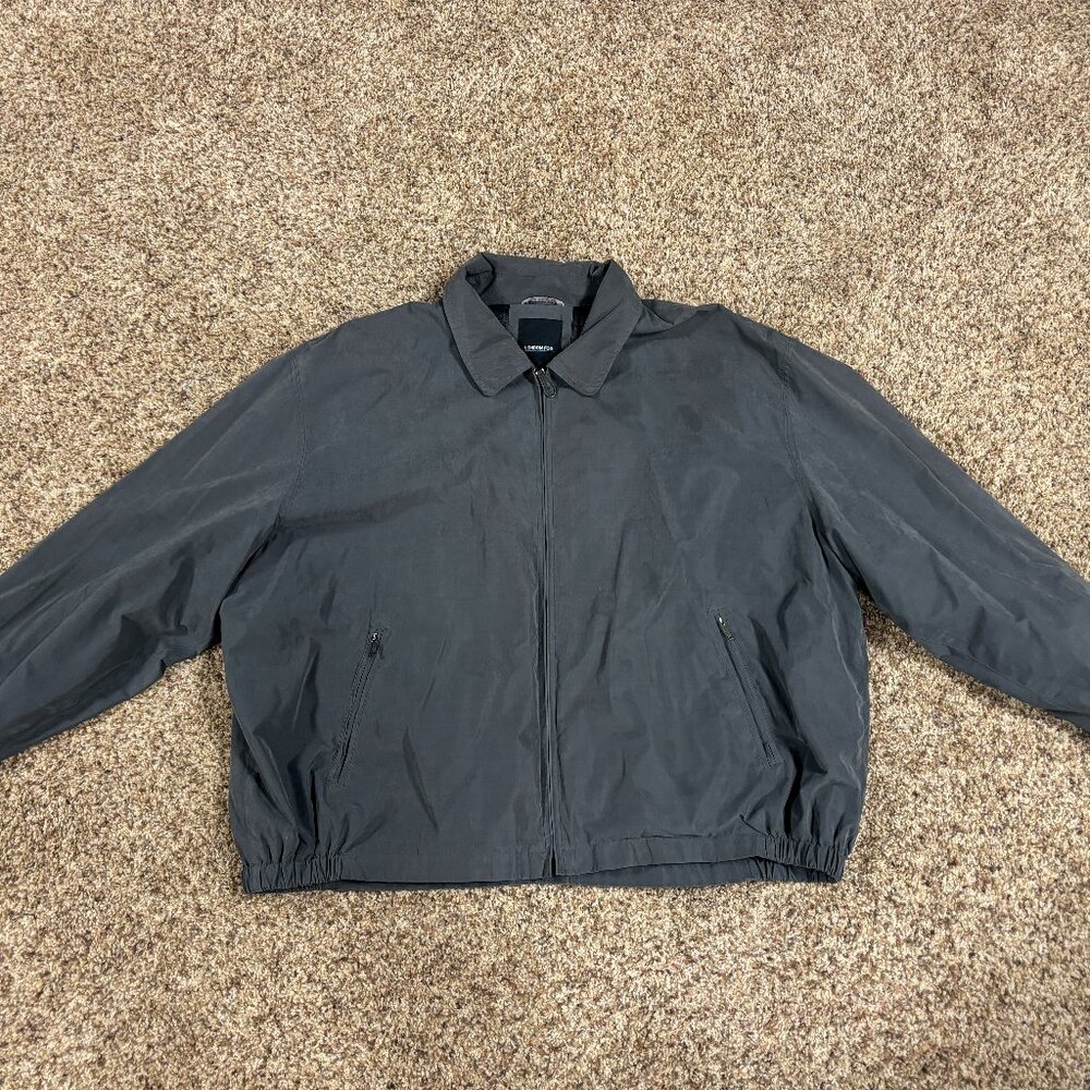 London Fog Mens Gray Front Zip Jacket - Men's Size 3X - 1844